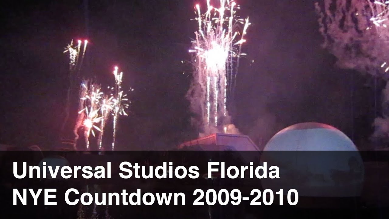[2009] New Year's Eve Countdown 2009-2010 - Universal Studios Florida