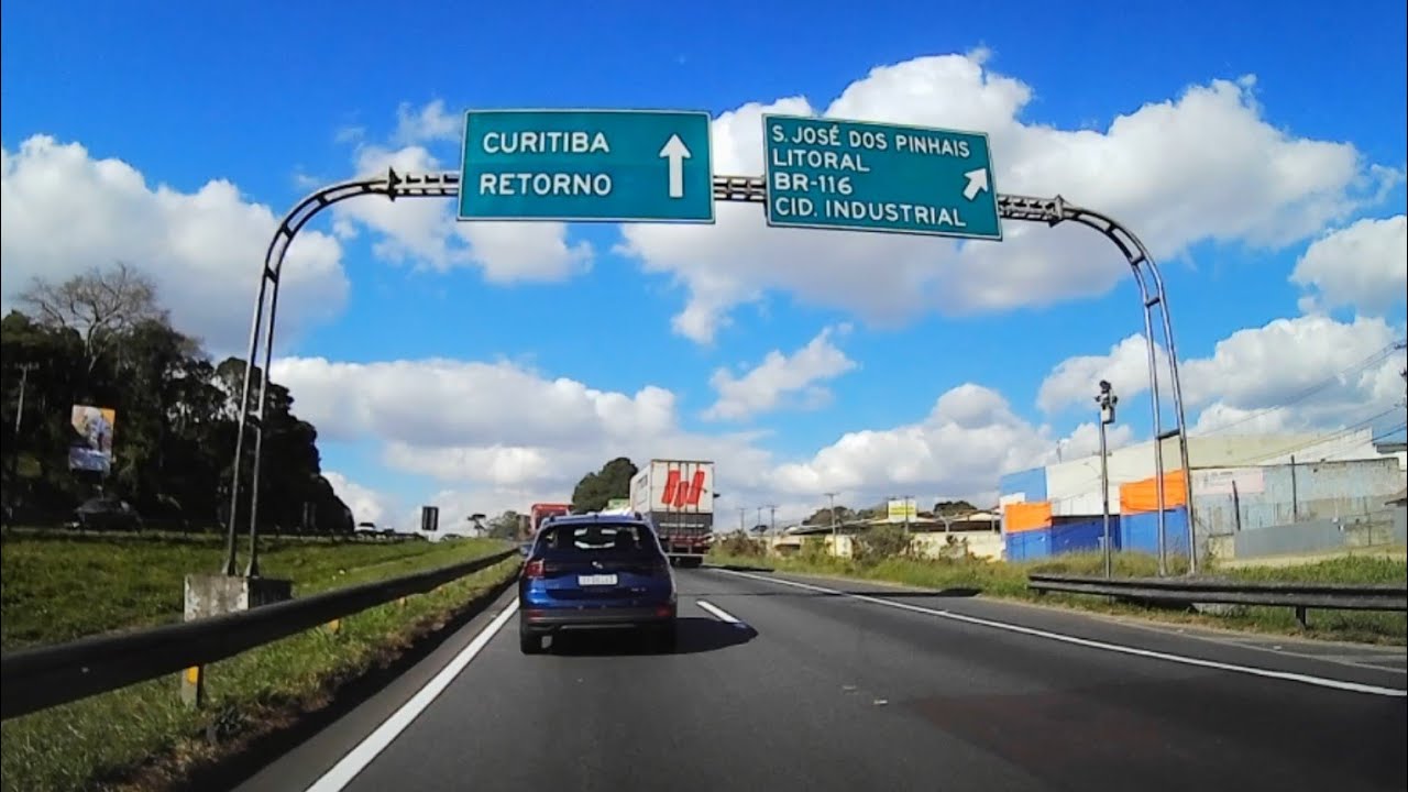 Viagem de Campo Largo a Curitiba • BR-376 • Barigui • Bigorrilho • Paraná