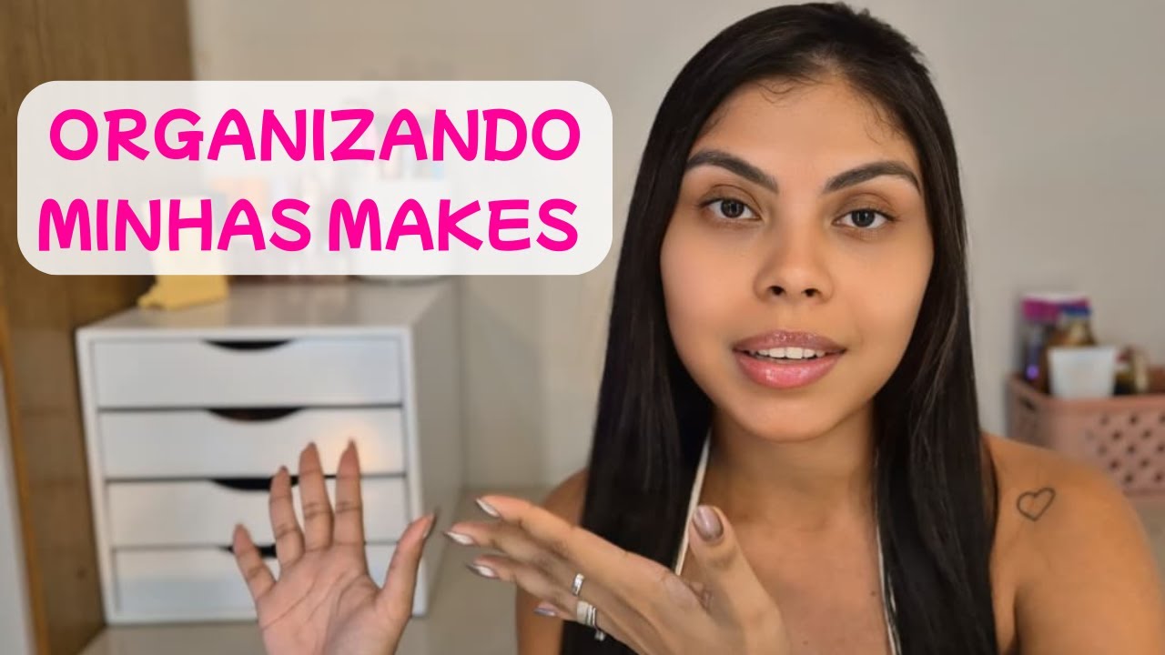 Organizando minhas maquiagens | Novos organizadores