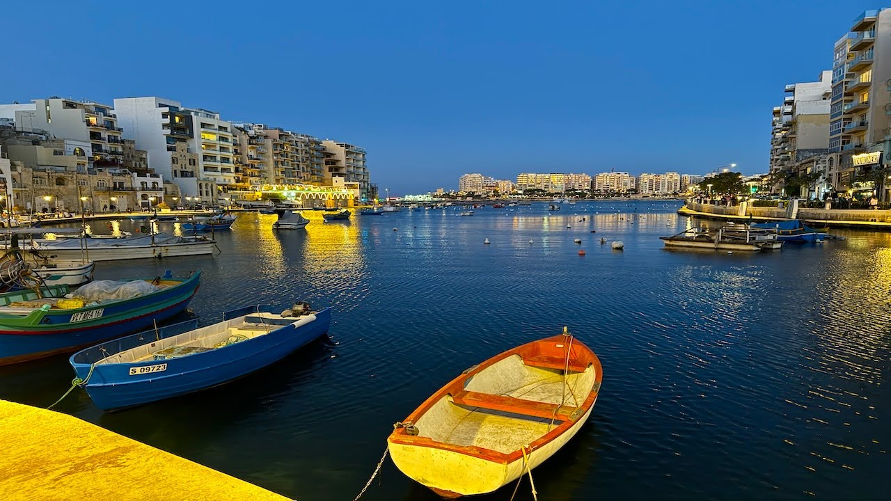 A Mediterranean Nightscape - St. Julian, Malta 2025