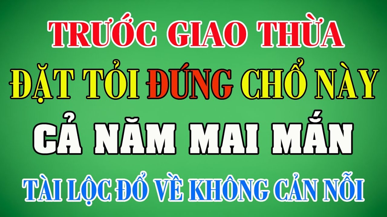 Giao Thừa Đặt Củ Tỏi Ngay Chỗ Này Giữ Lộc | Phong Thủy Hằng Ngày #phongthuy #tet2026 #tuvi