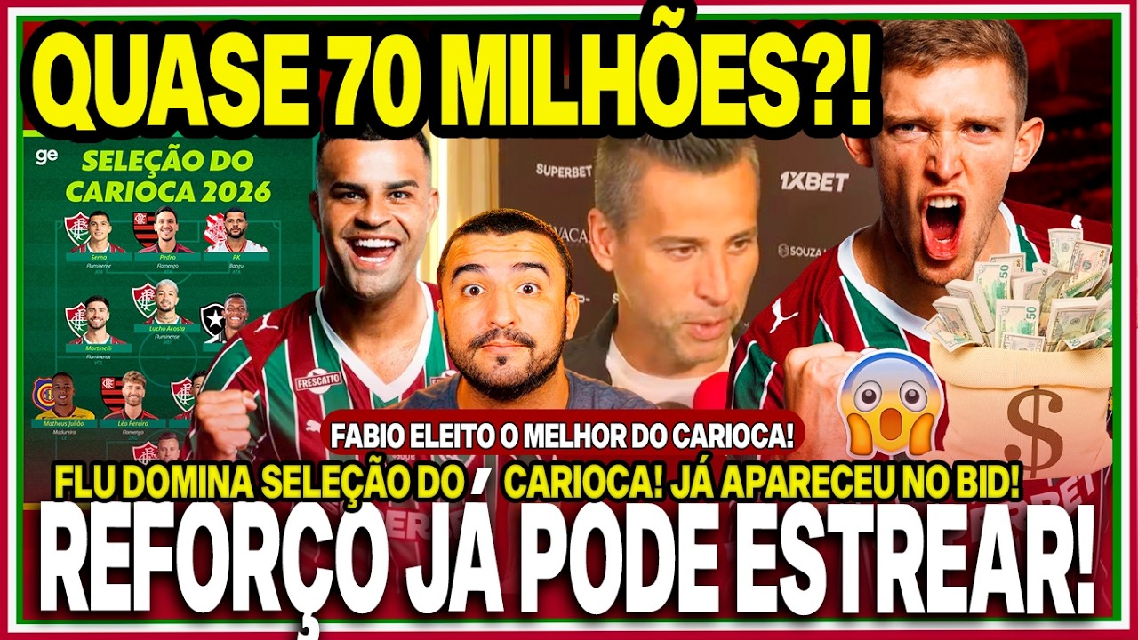 😨OPERAÇÃO CASTILLO VAI CUSTAR AINDA MAIS MILHÕES!🤑REFORÇO LIBERADO PRA ESTREIA! FLU DOMINA SELEÇÃO!