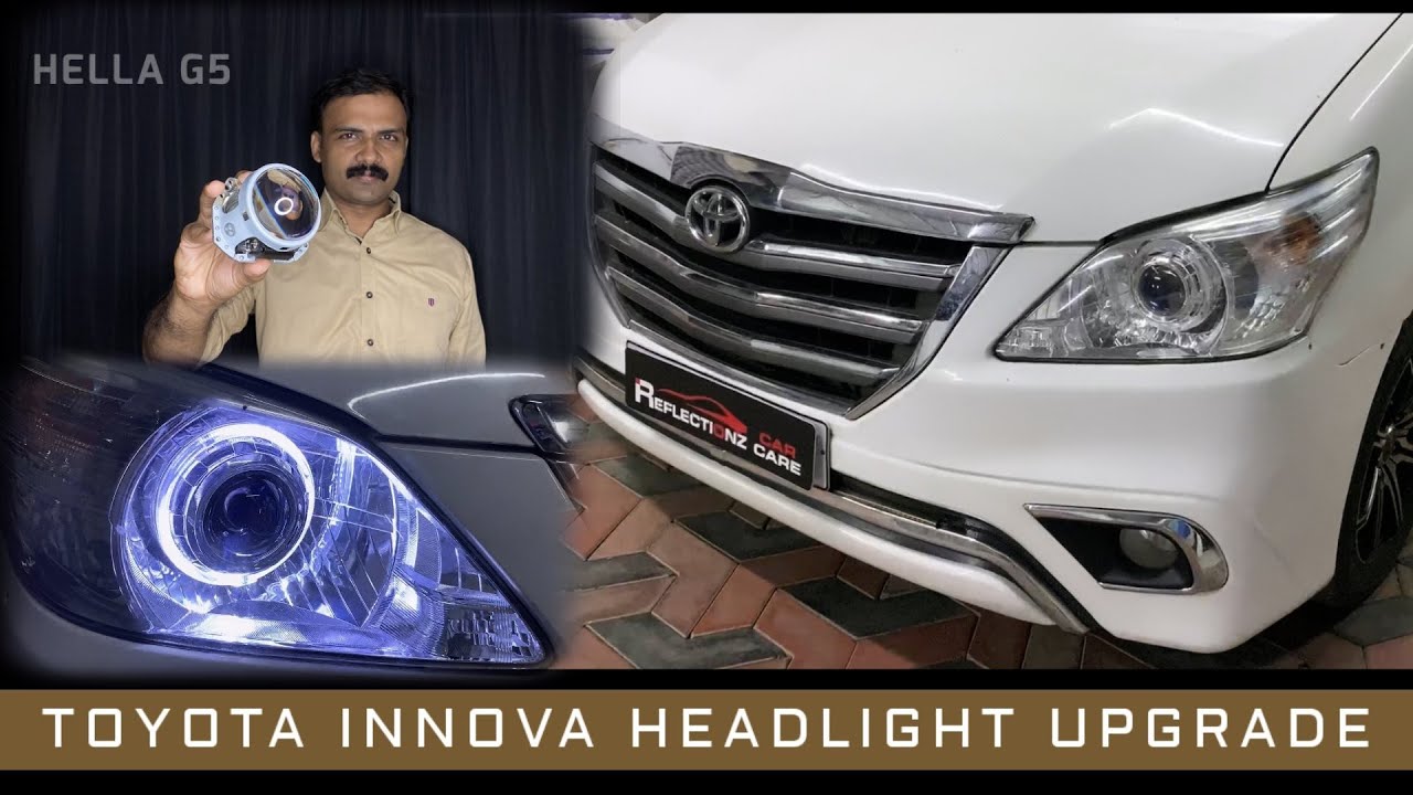 #TOYOTA #Innova// Headlight upgrade// #Hella G5 Projector// Latest Updates 2021