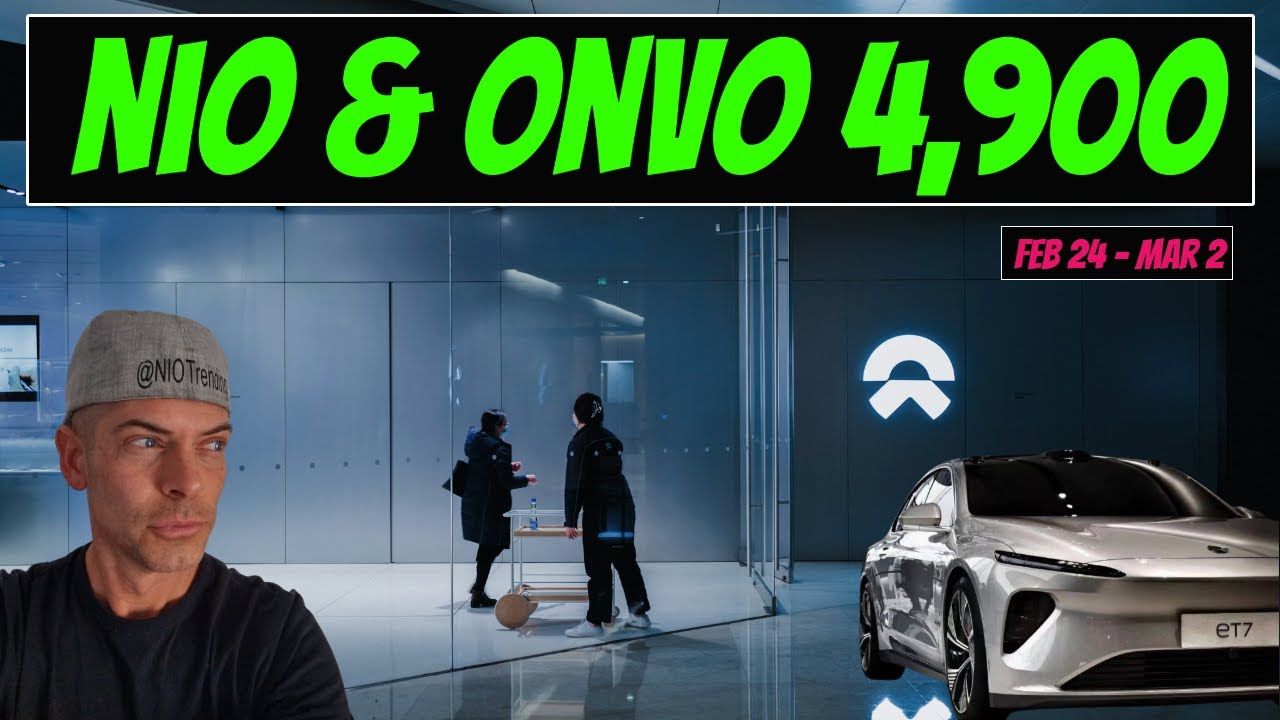 NIO Stock 🔋⚡ update, nio & onvo 4,900 #nio #onvo #niostock