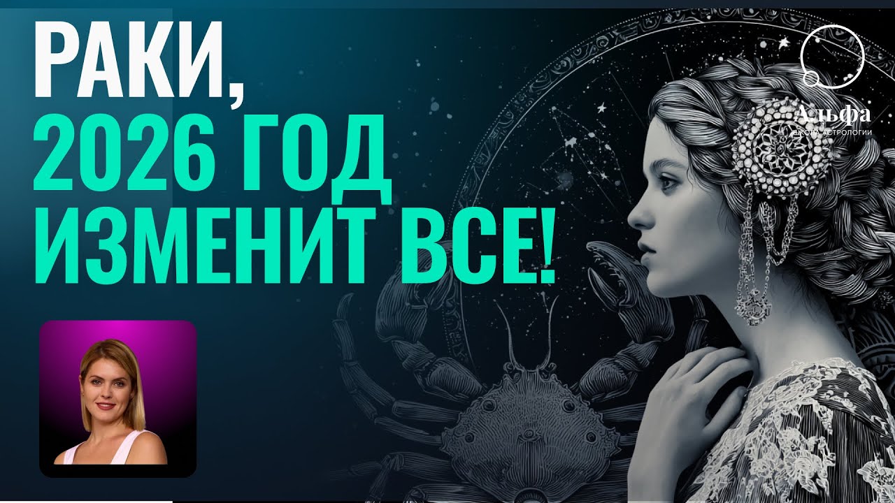 У РАКОВ ИЗМЕНИТСЯ ВСЕ! ГОРОСКОП НА 2026 ГОД ДЛЯ ЗНАКА РАК