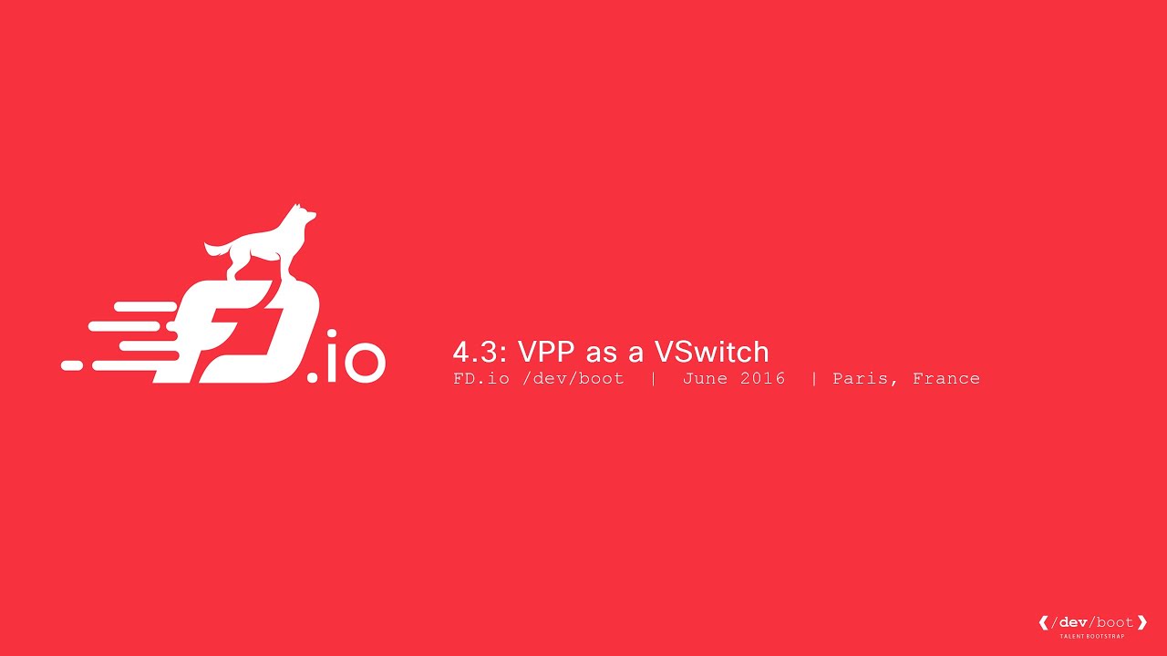 4.3: VPP as a VSwitch