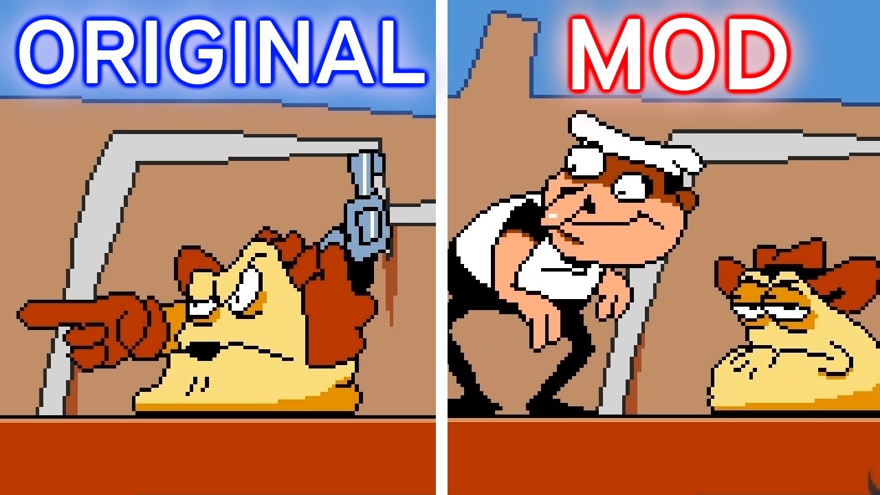Pizza Tower, but Fake Peppino HELPS BOSSES?! [Pizza Tower mods Gameplay]