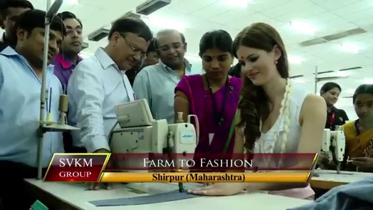 Miss World and Miss England Visits Shirpur - SVKM Group Textile