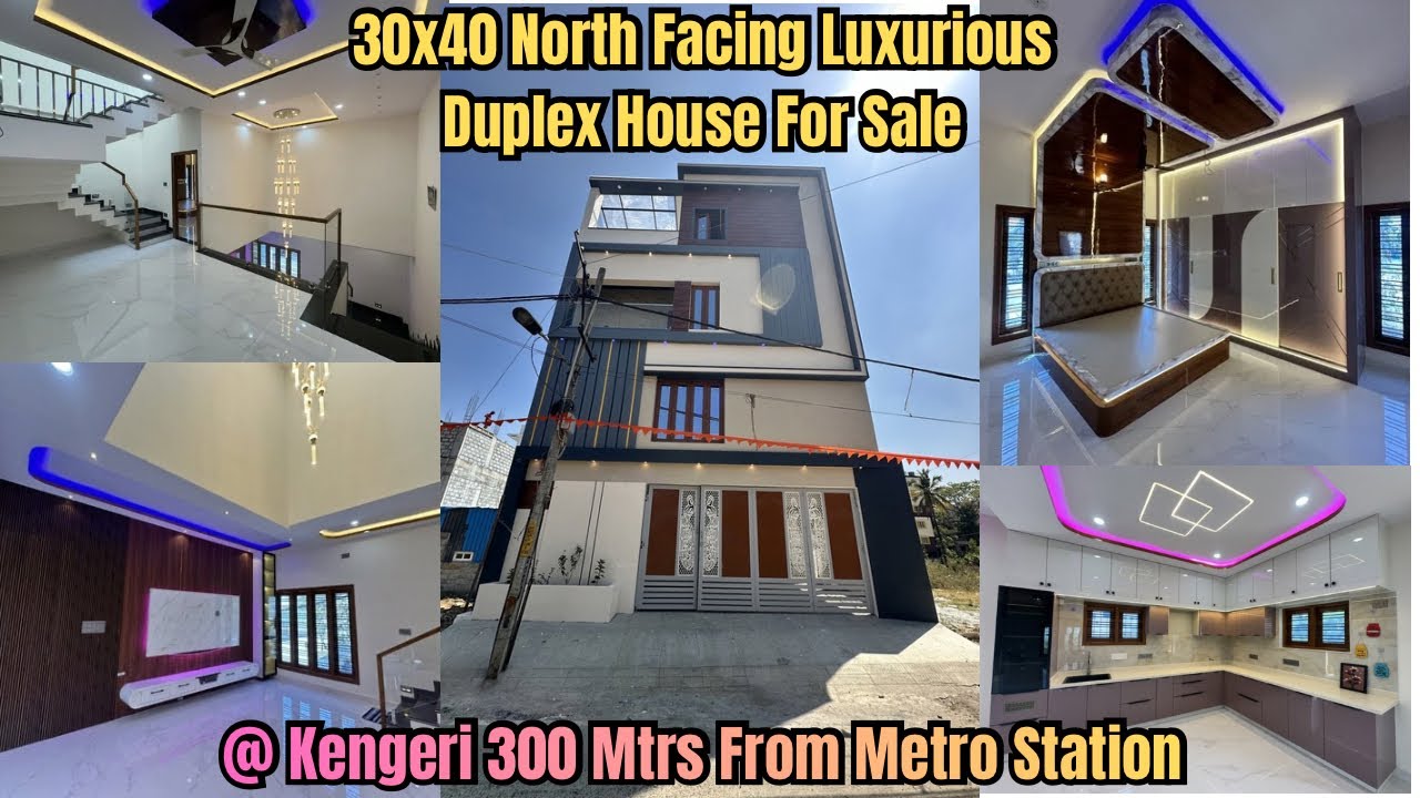 #211 #30x40 N/F Duplex & Rental Building For Sale @Kengeri 300 Mtr Metro St #houseforsaleinbangalore