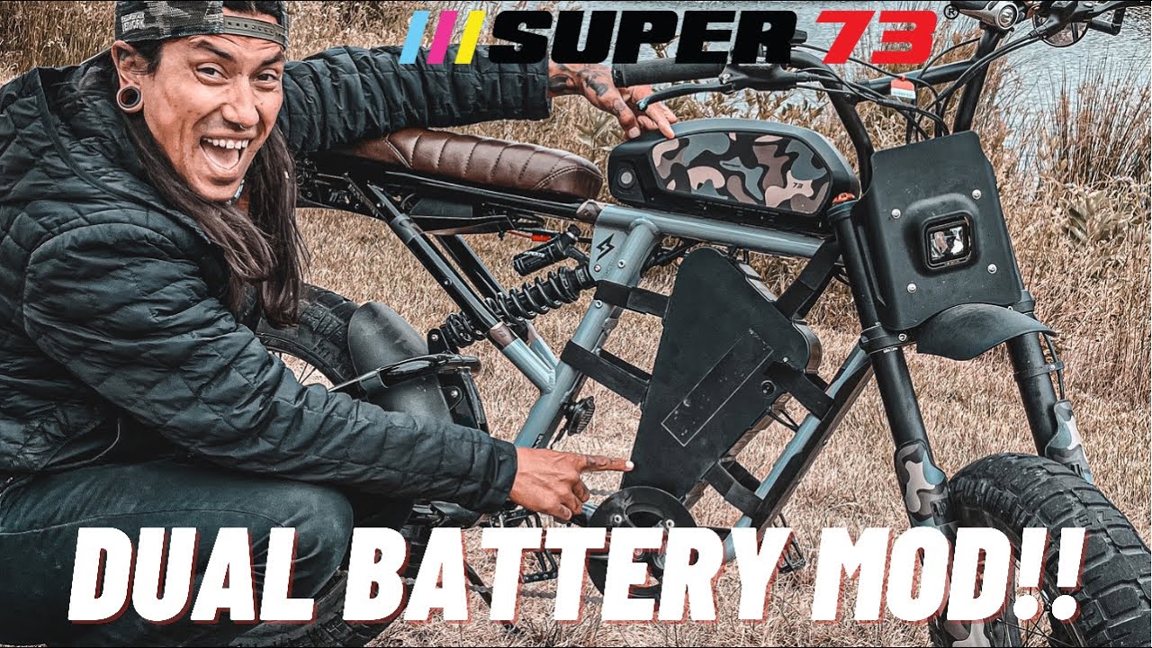 SUPER73 RX DUAL BATTERY MOD UPGRADE!