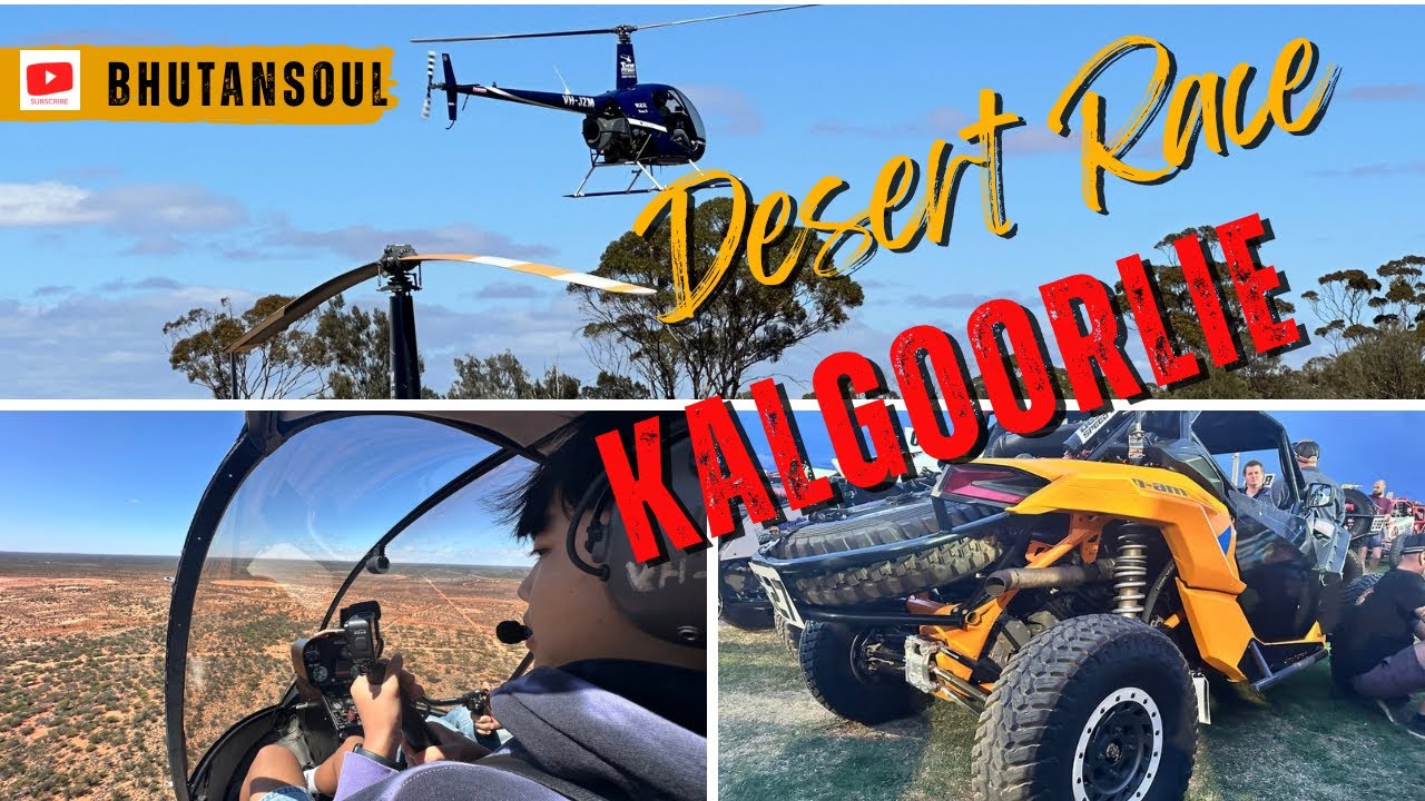 Skybound over Kalgoorlie 🏁 — Racing Dust and Desert Dreams! S1-EP16#desertrace #helicopterview #4x4