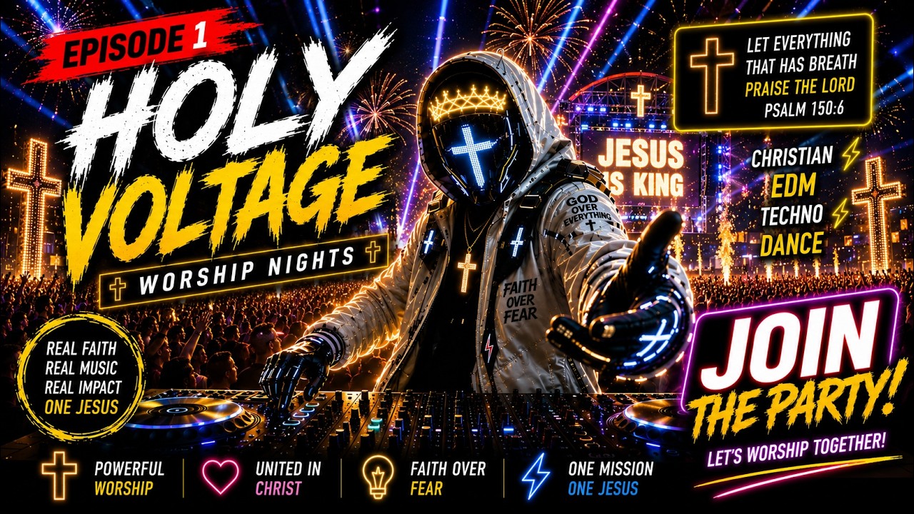 Holy Voltage ⚡️ | Christian EDM Techno Dance Worship Nights Music Party 2026 🎧