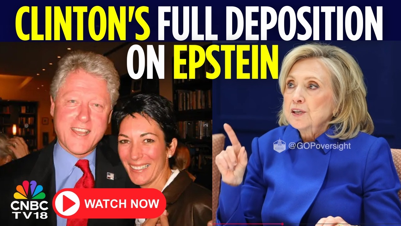 WATCH LIVE: Clintons' FULL Depositions on Epstein Probe Released By House Oversight Committee | N18G