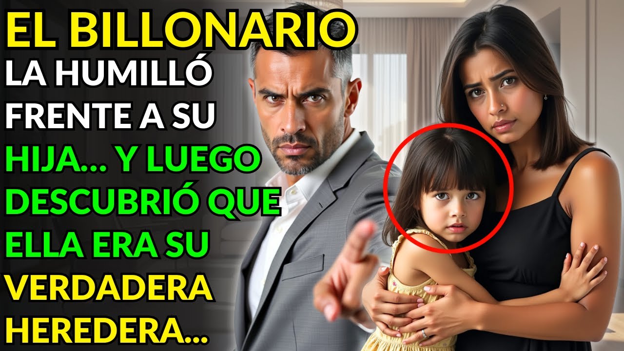 EL BILLONARIO LA HUMILLÓ FRENTE A SU HIJA… Y LUEGO DESCUBRIÓ QUE ELLA ERA SU VERDADERA HEREDERA