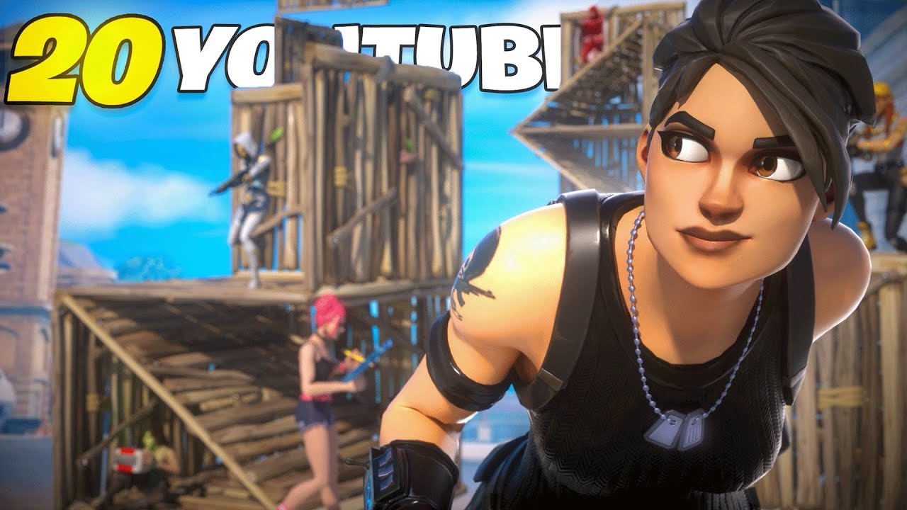 20 YOUTUBEURS S'AFFRONTE sur FORTNITE RECHARGE ! 😳