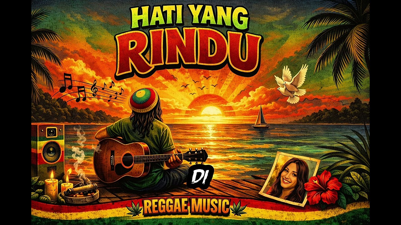 HATI YANG RINDU - REGGAE SANTAI 2026 ( LIRIK VIDEO )