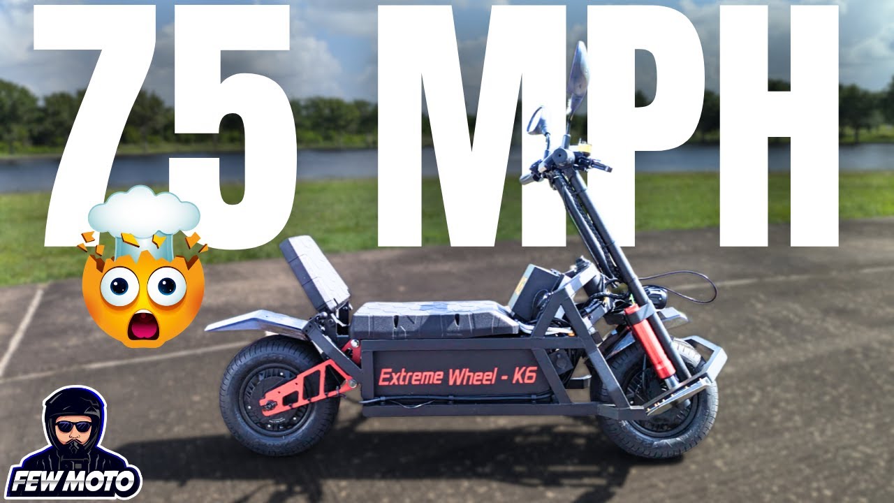I Unlocked 75 MPH on the Extreme Bull K6 MAX 50s Electric Scooter!