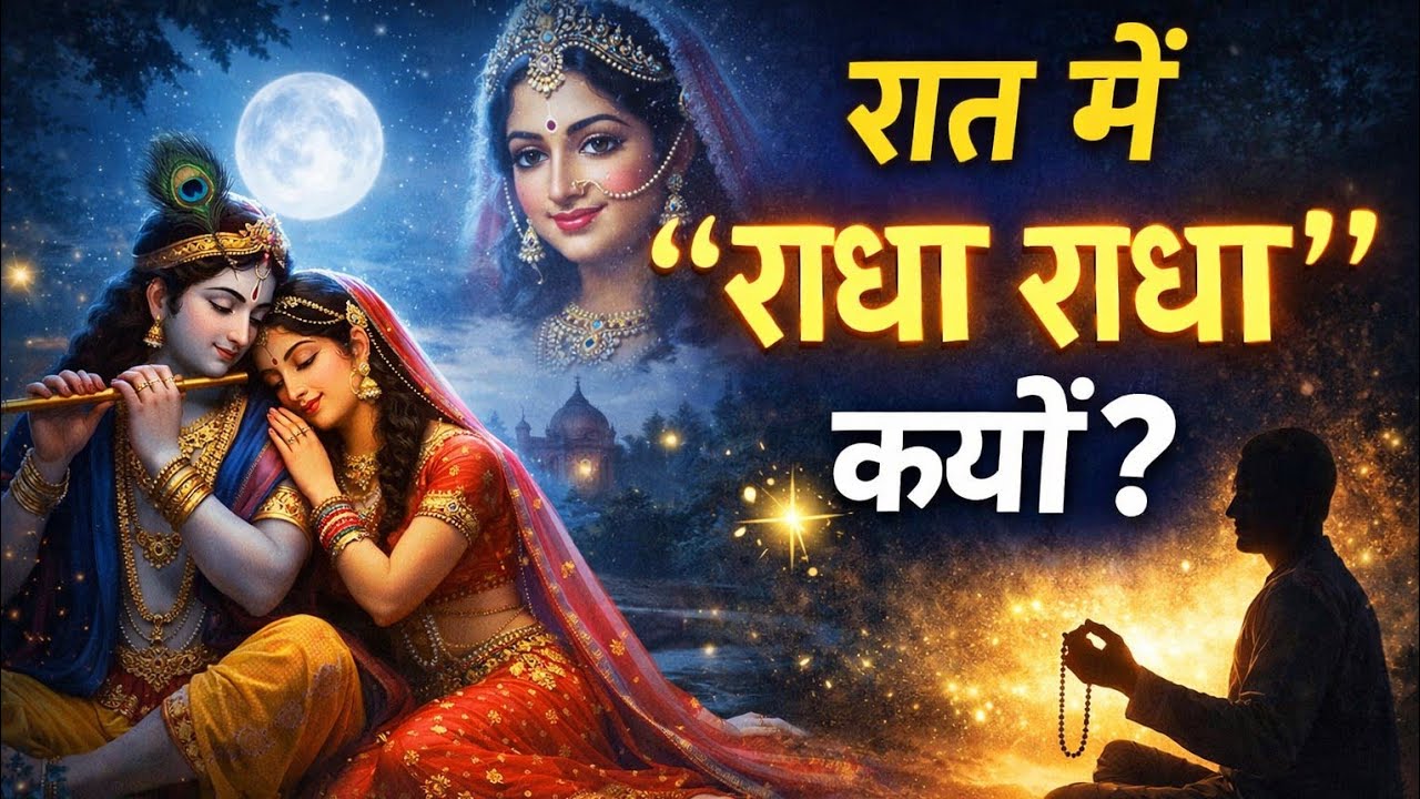 क्या...रात में राधा नाम जप करते ही मन शांत  हो जाता है? सुनकर चौंक जाएंगे1 