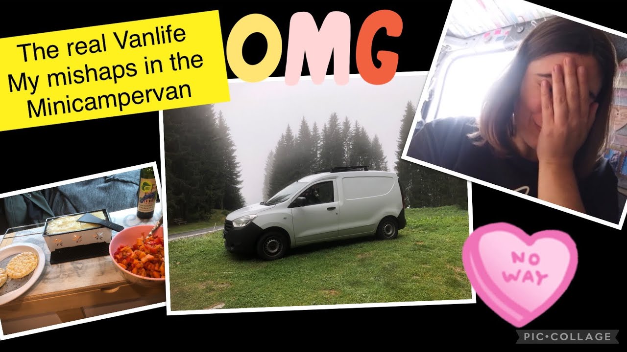 Solo Vanlife: Mishaps in Minicamper the real vanlife