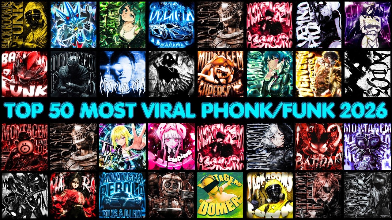 TOP 50 MOST VIRAL PHONK/FUNK 2026 SONGS 🎵 PLAYLIST 🎵