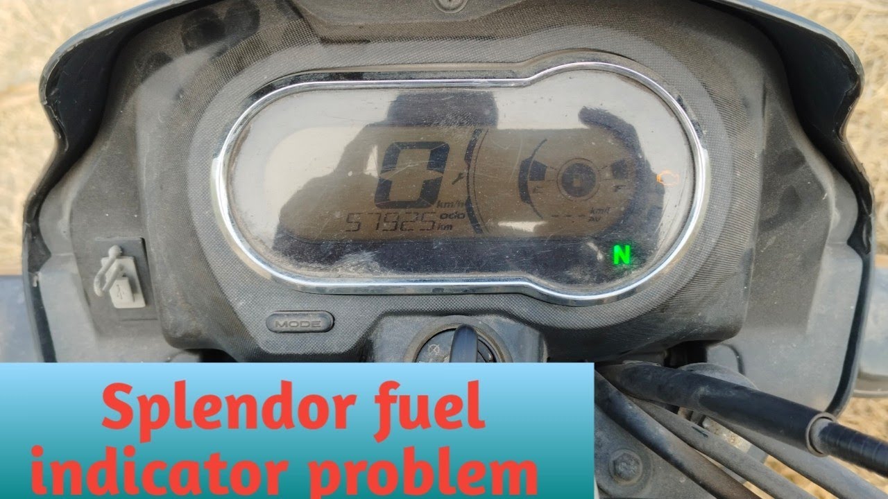 Splendor xtec fuel ⛽ indicator problem 