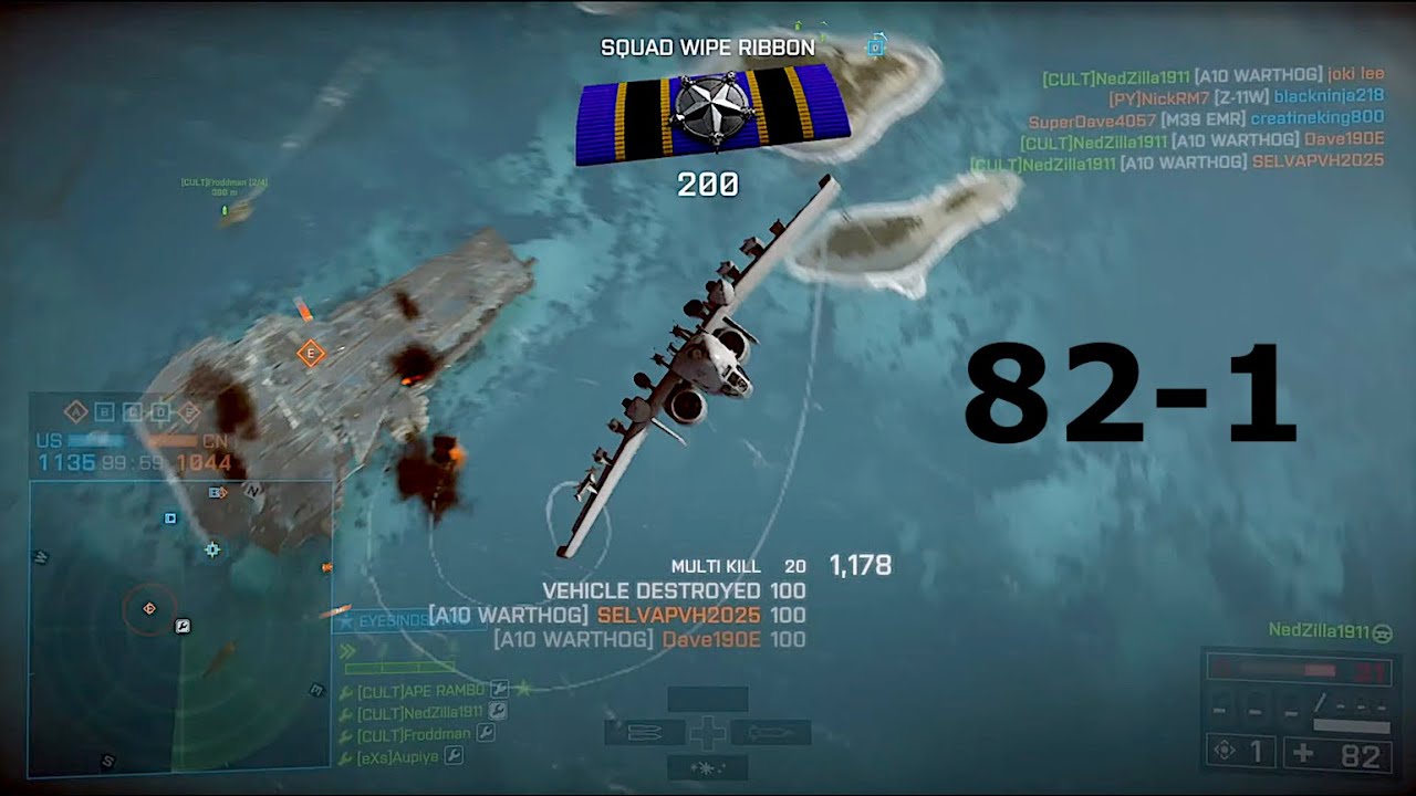 4K Battlefield4 Attack Jet Gameplay#40 on Paracel Storm  82-1