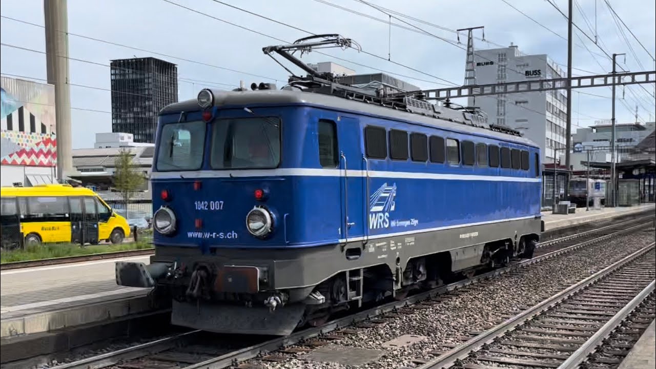 Zugverkehr/Trains at Pratteln 12.04.22