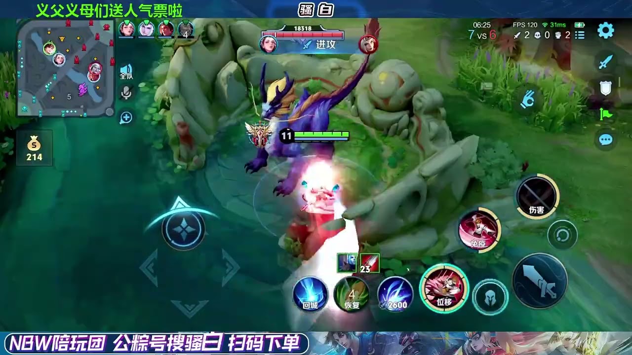 【王者荣耀骚白】骚白当陪玩系列 11月30日直播完整版