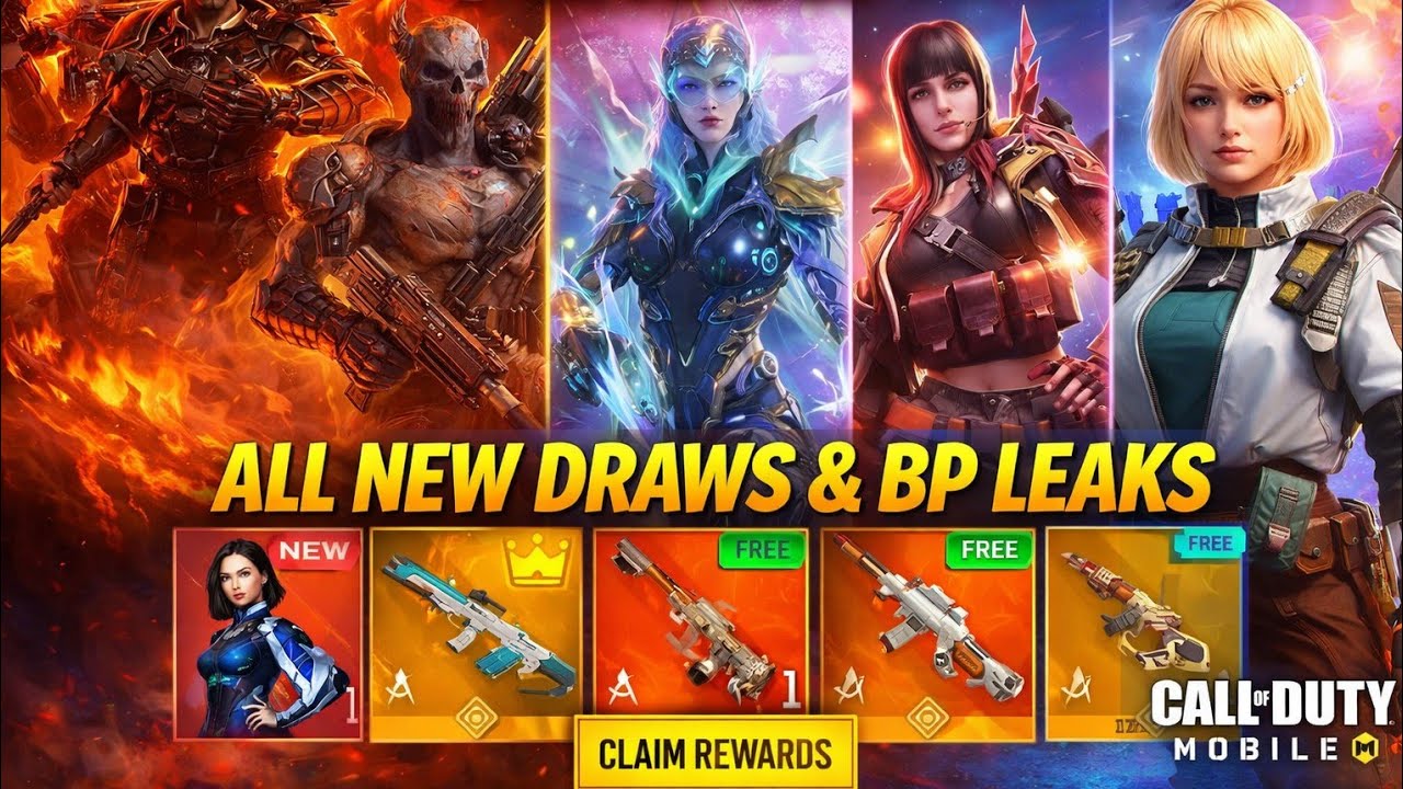 Season 2 Leaks Mythic Siren Return+New Free Mythic AGR+Legacy KN44+New Rank Series+BP LEAKS CODM