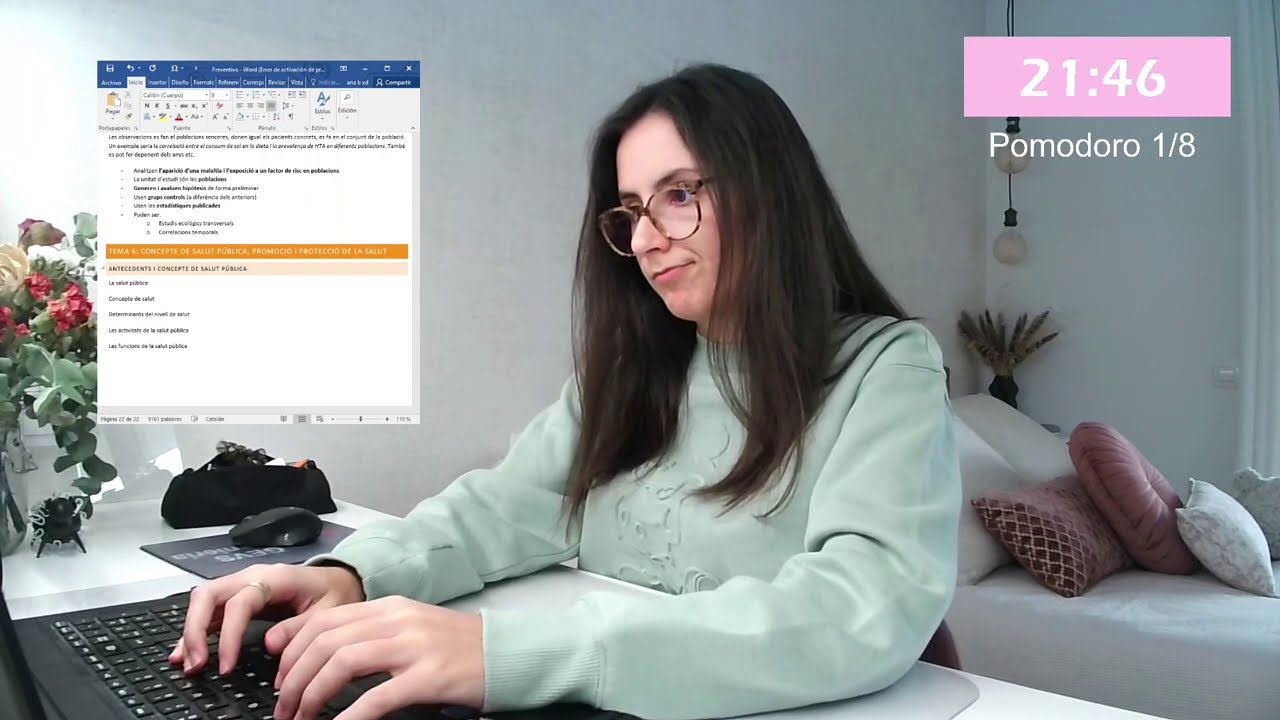 STUDY WITH ME || @anablanchustudy