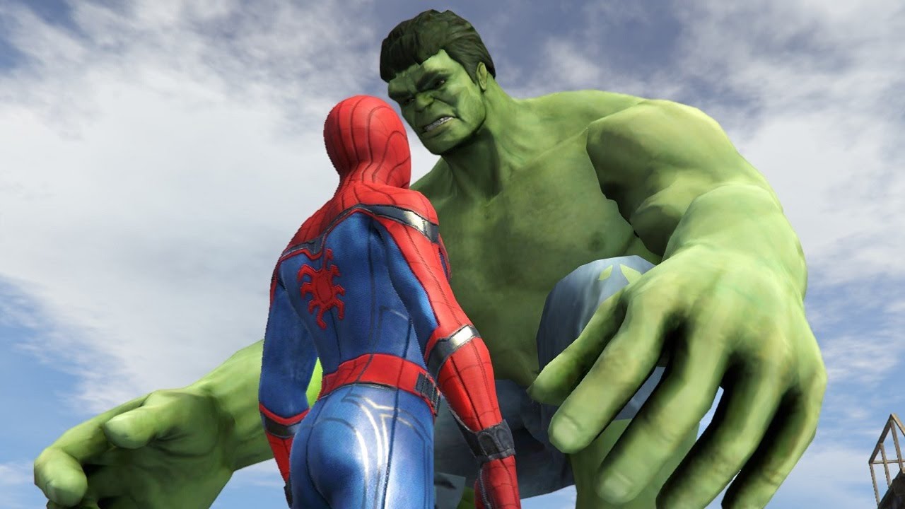 Big Hulk VS Spiderman Epic Battle