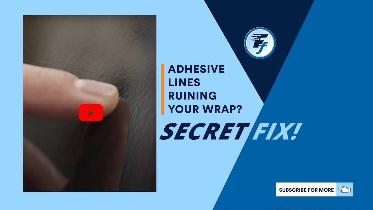 Adhesive Lines Ruining Your Wrap? Here’s the Secret to Fixing Them!