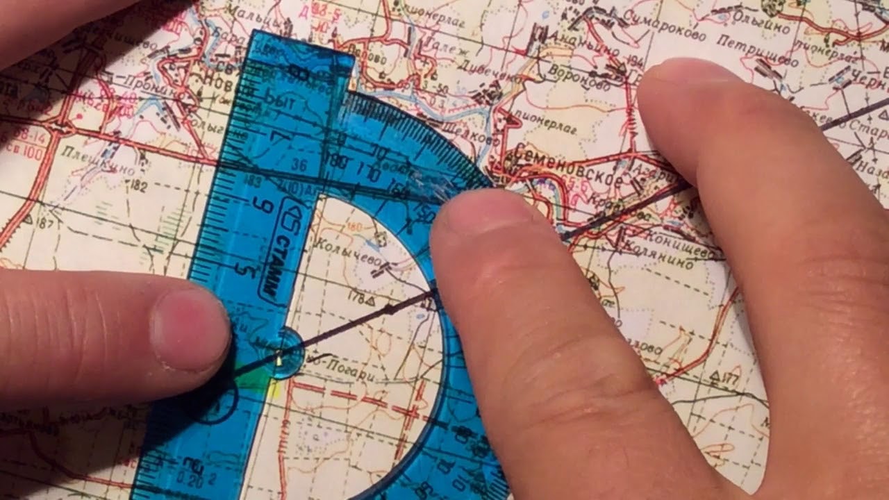 Подготовка полетной карты.