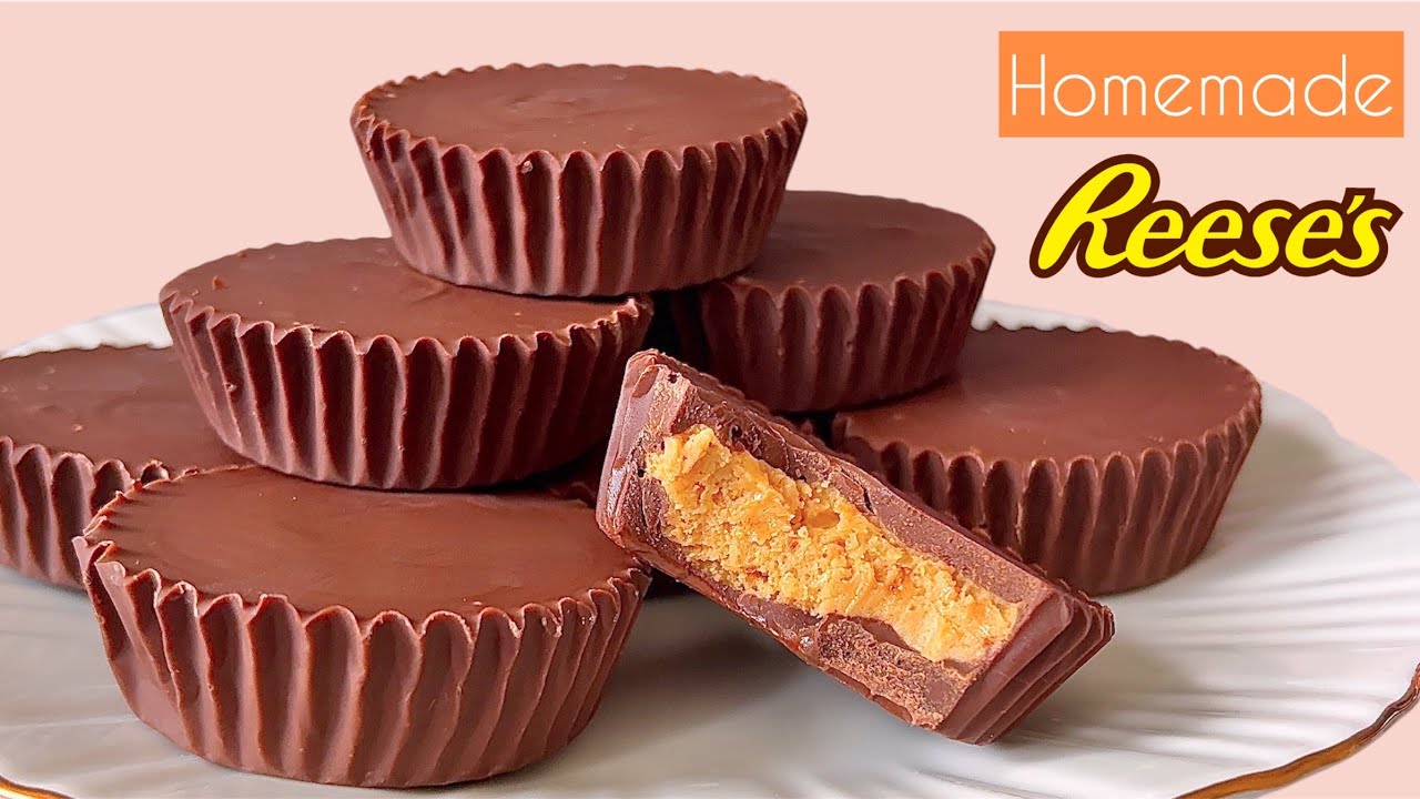 Домашние чашечки с арахисовым маслом от Reese's за 10 минут! Просто и вкусно!