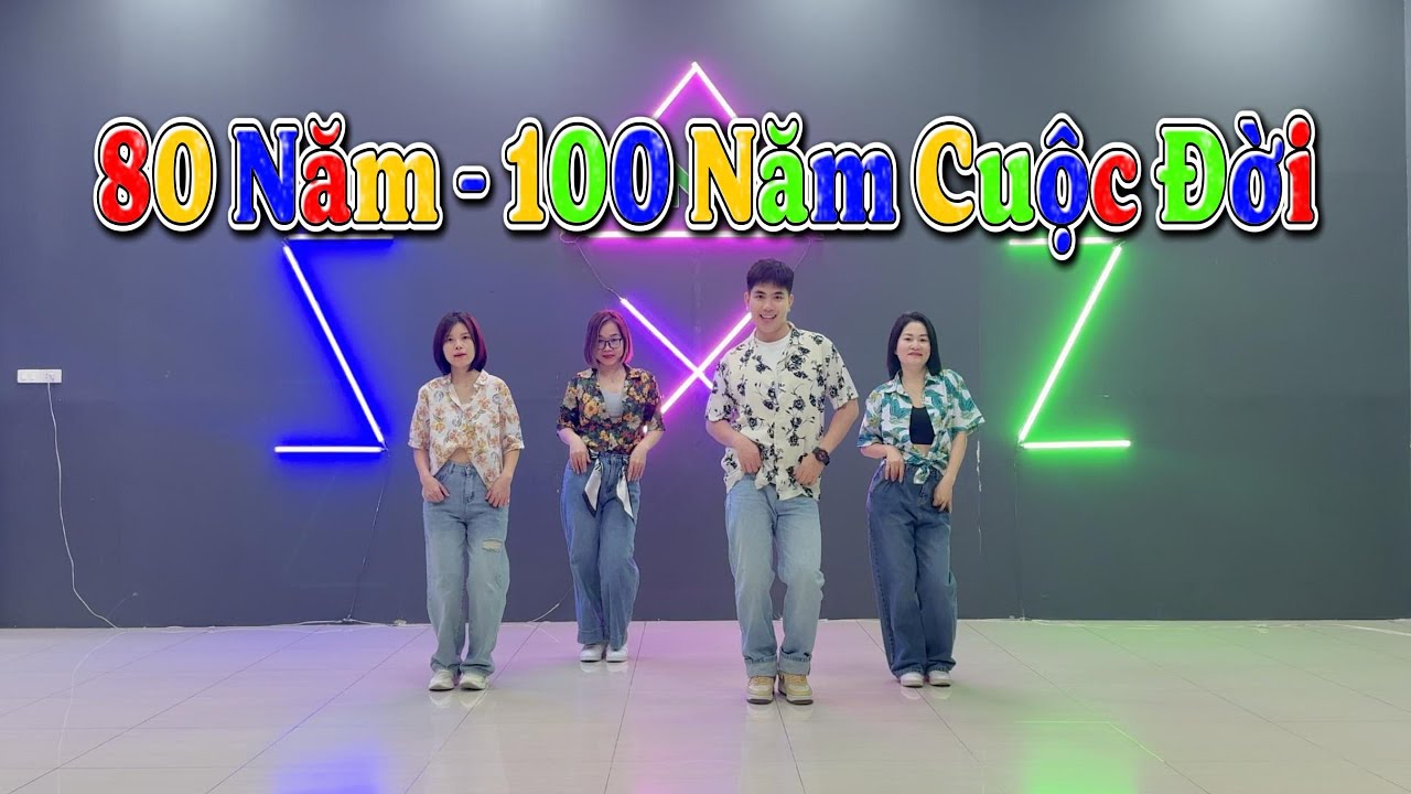 80 NĂM 100 NĂM CUỘC ĐỜI - TiaMusic | Zumba | ChaCha | Hưng Kim