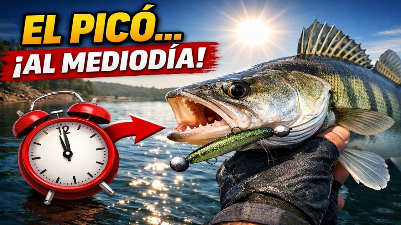 DEJA de pescar lucioperca al amanecer en enero. La HORA CLAVE es otra.