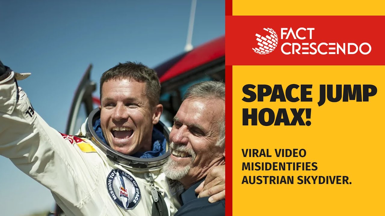 Space Jump Hoax!  | Factcrescendo Sri Lanka