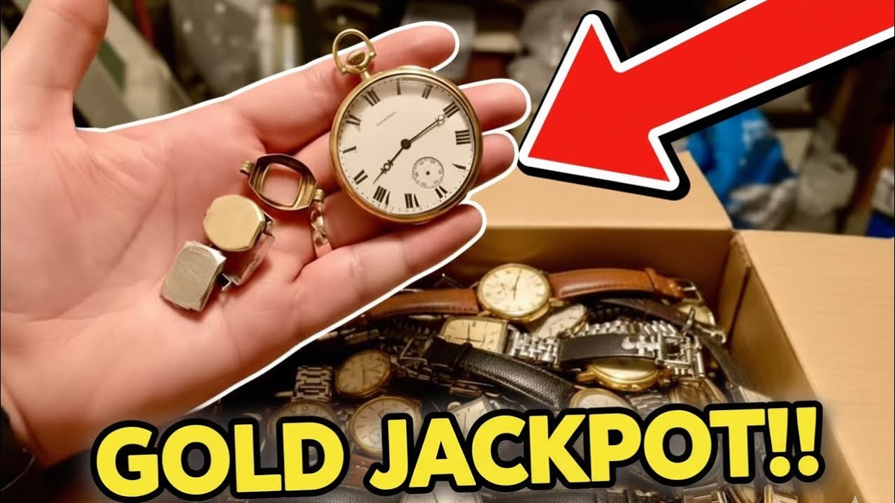 I paid $1000 for a vintage watch collection and hit the JACKPOT!