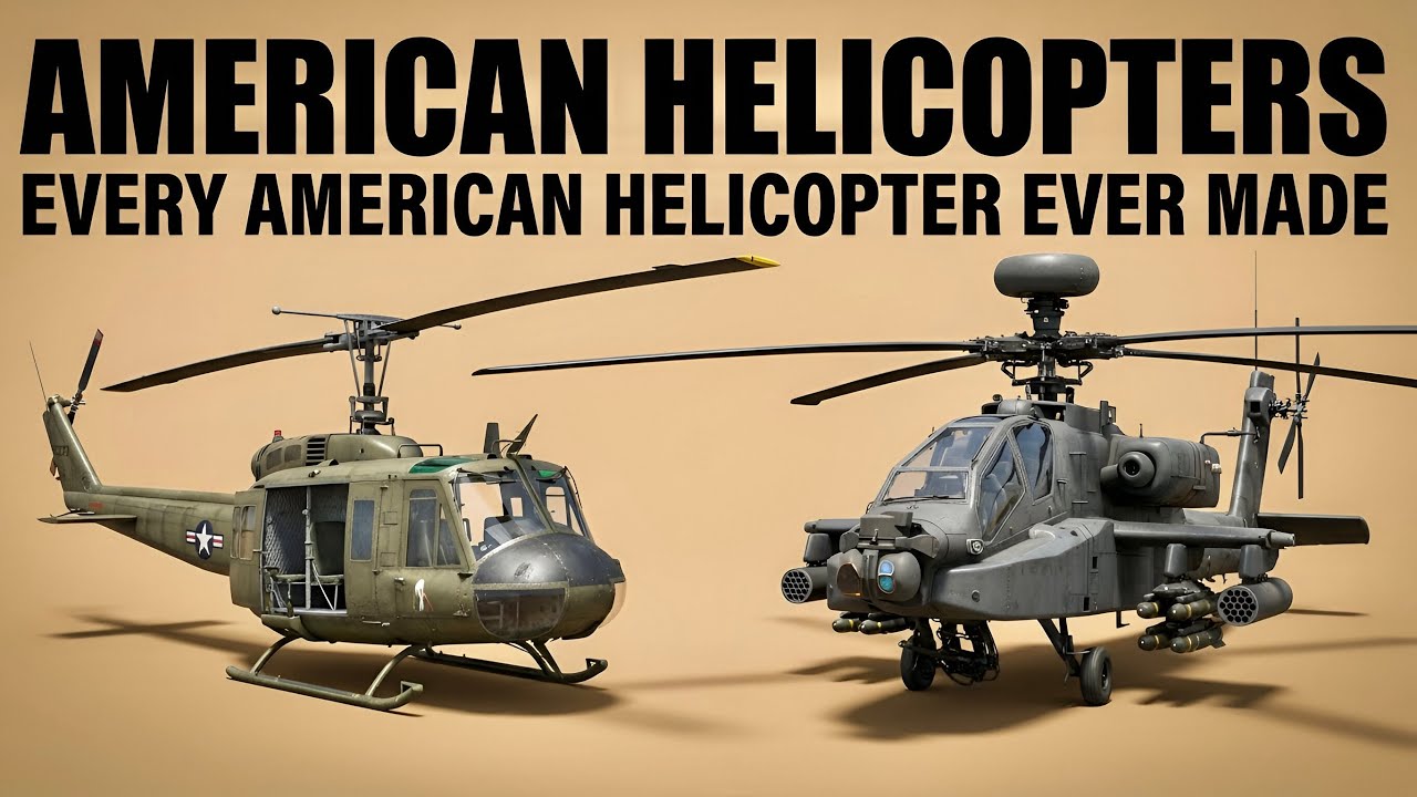 Every American Helicopter Ever Made | From Vietnam to Today