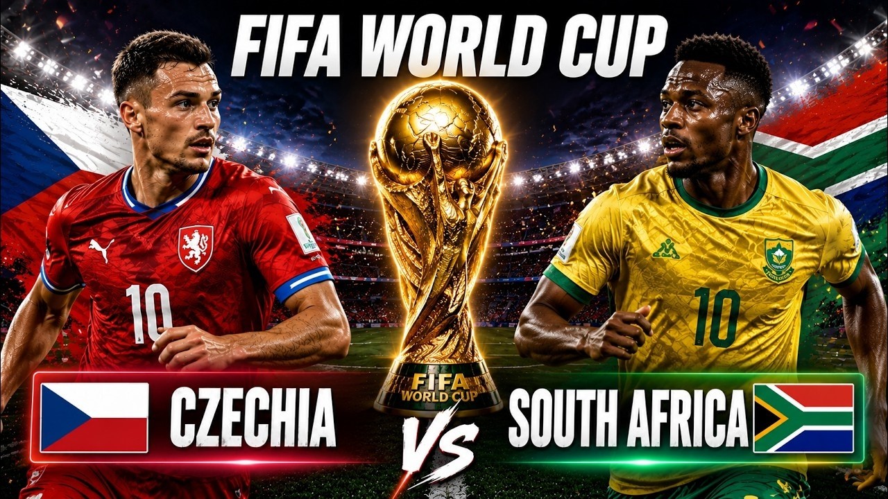 FIFA World Cup 2026 LIVE | Czechia Vs South Africa LIVE  | FIFA World Cup LIVESCORE |FIFA LIVE Match