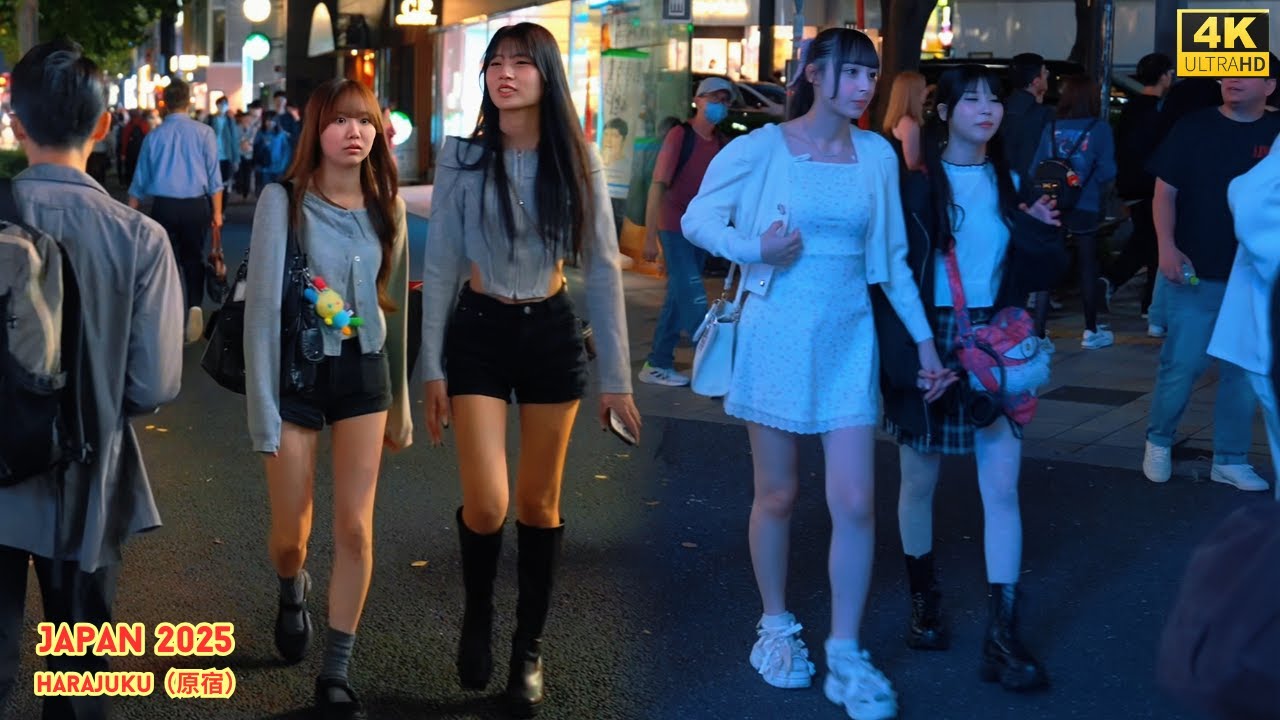 4K HDR Japan travel 2025 | Walk in Harajuku（原宿）Tokyo Japan |  City ambience Nature for relaxing