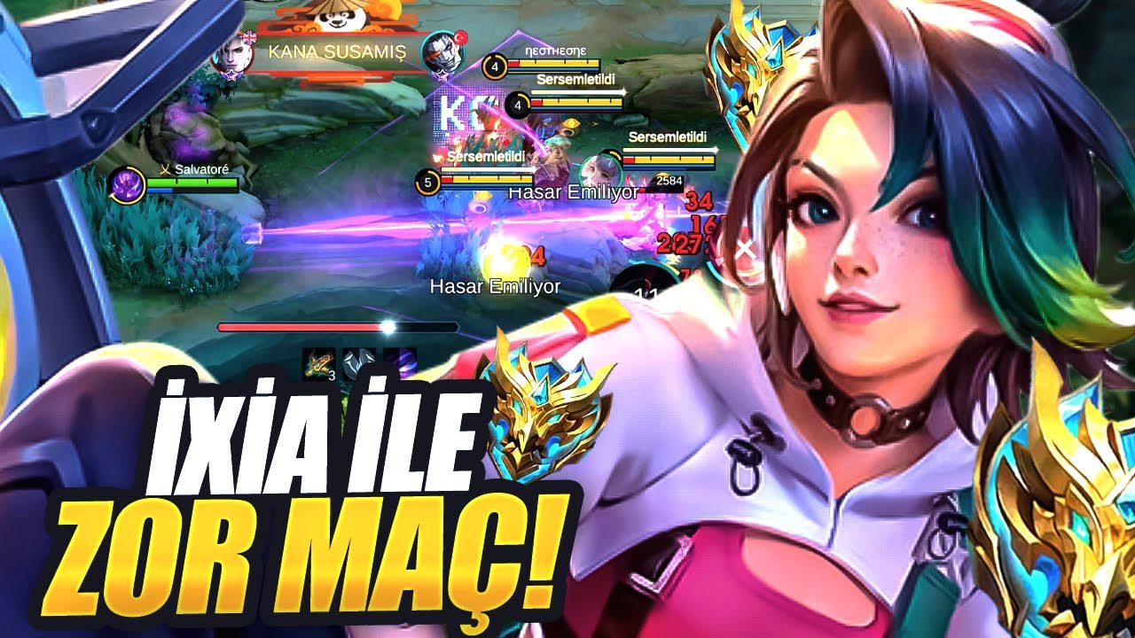 🔥 ÇOK GERİDEN BAŞLADIK AMA PES ETMEDİK!! AŞIRI ÇEKİŞMELİ MAÇ!! İXİA | LANCELOT | SALVATORE MLBB