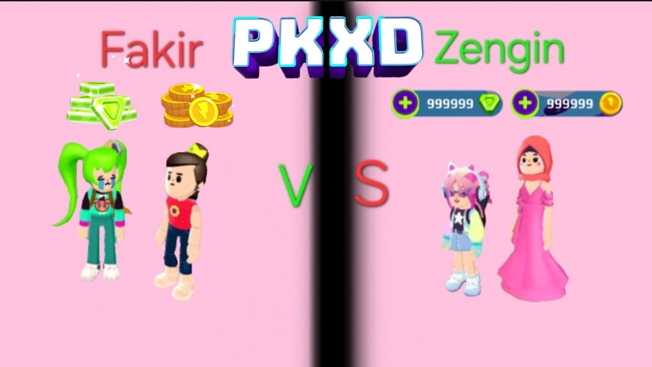 Pkxd zengin hayatı vs fakir hayatı.Bakalım hayatları nasılmış?❤️😲