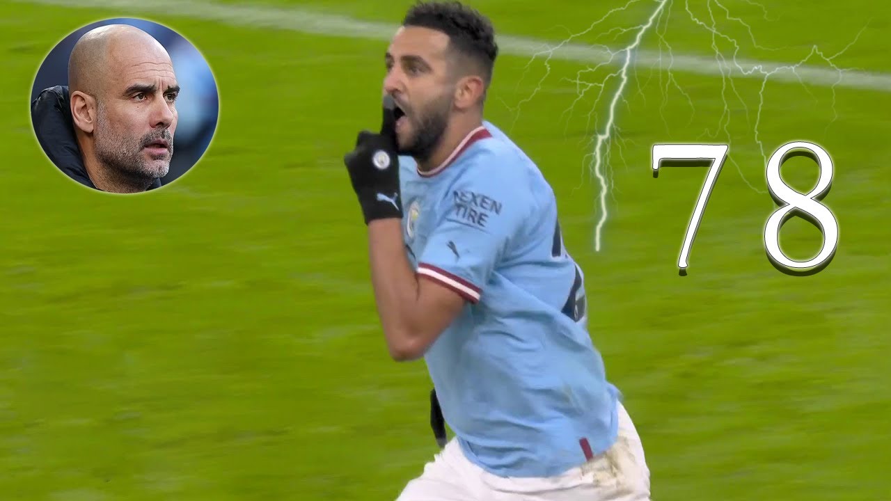 جميع أهداف رياض محرز مع مانشستر سيتي [78] تعليق عربي 🔥