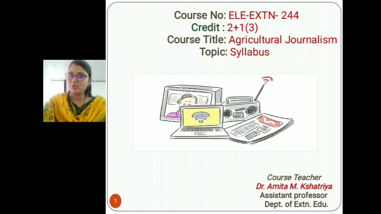 Agricultural journalism
