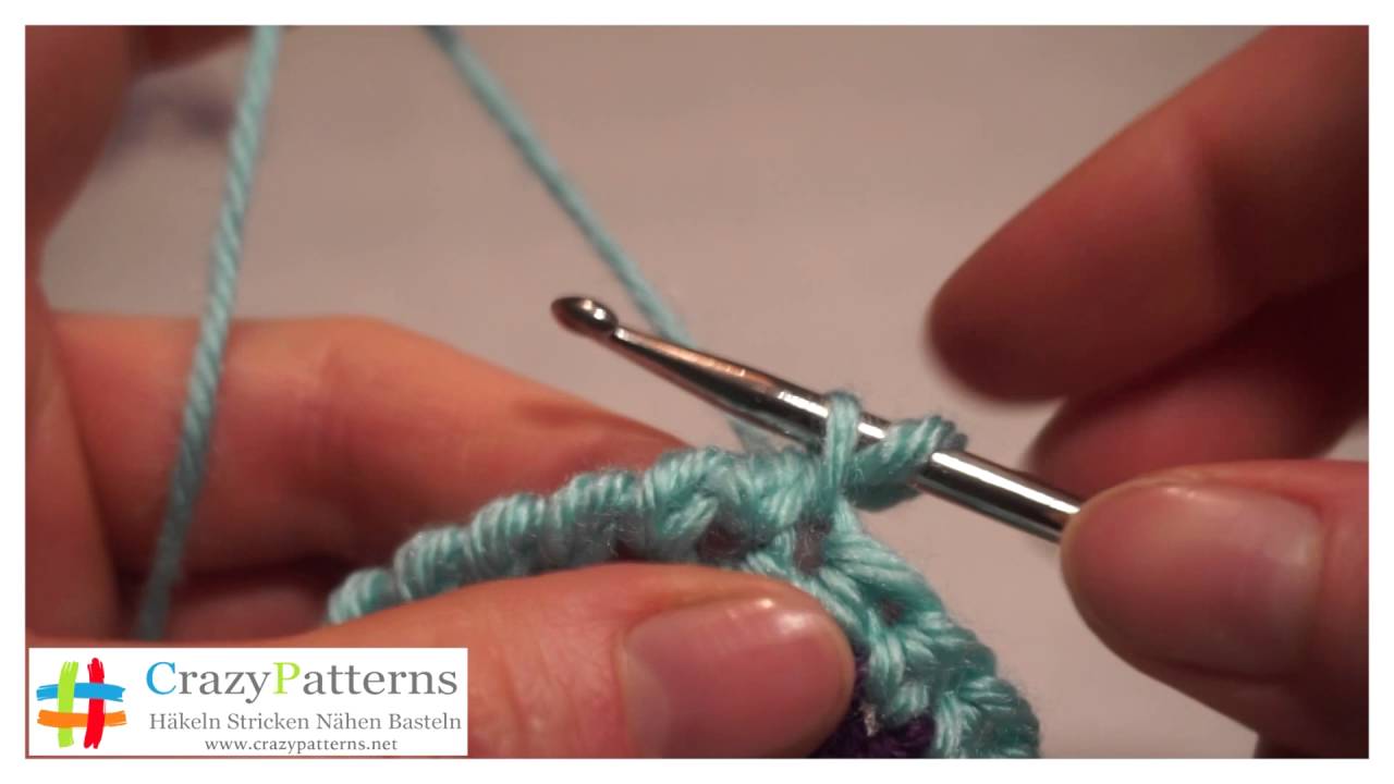 H&auml;kelanleitung: Die Krebsmasche ✄ CrazyPatterns