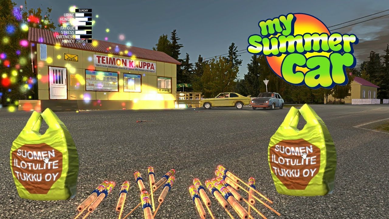 My Summer Car #69 | Feliz Cumpleaños | Fuegos Artificiales