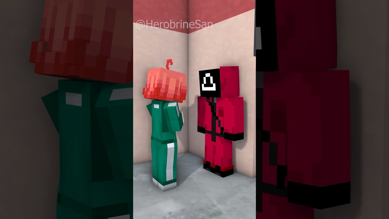 JJ & Mikey Play Mingle Game (SQUID GAME 2)- Minecraft Shorts Animation #animation #minecraft #games