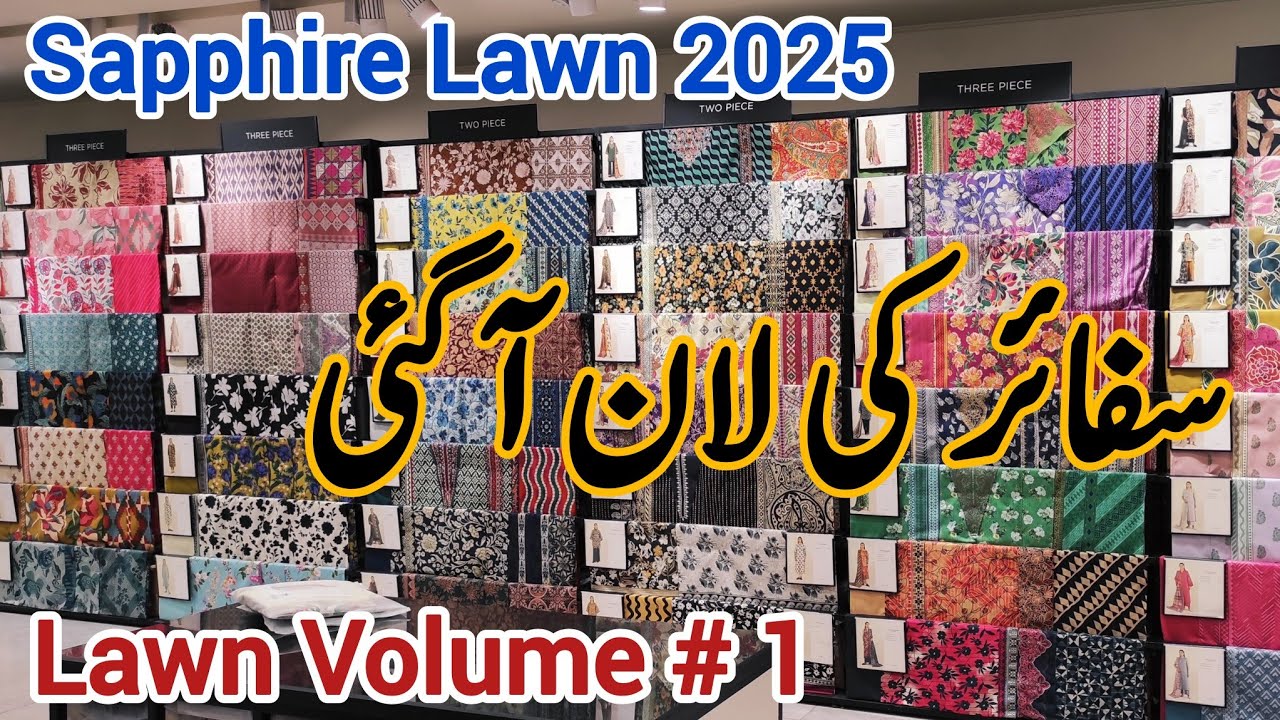 sapphire lawn collection 2025 / sapphire summer collection 2025 / sapphire new collection 2025