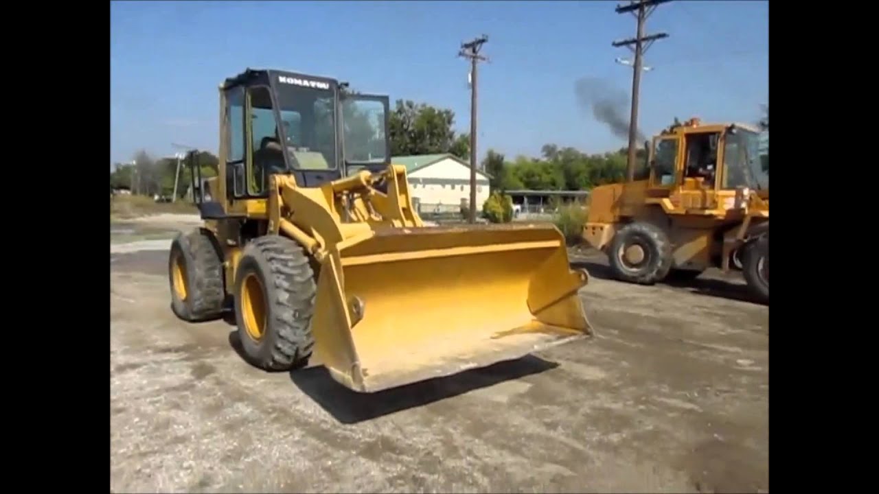 1987 Komatsu WA150 wheel loader for sale | sold at auction November 20, 2014